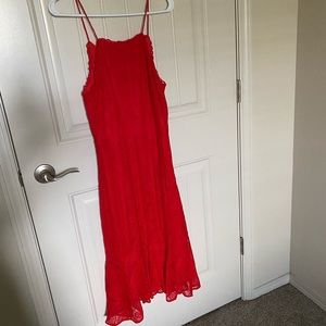 Red dress